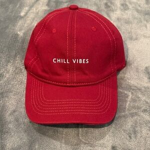 Chill Vibes Red Cap